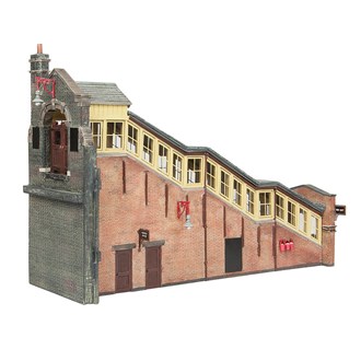 Scenecraft 44-119B [OO] 1:76 Great Central High Level Station Entrance Brown & Cream