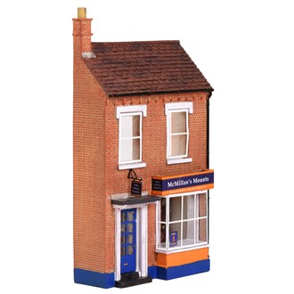 Scenecraft 44-283 [OO] 1:76 Low Relief 'McMillan's Mounts' Cycle Shop