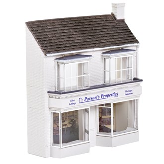 Scenecraft 44-285 [OO] 1:76 Low Relief 'Parson's Properties' Estate Agent