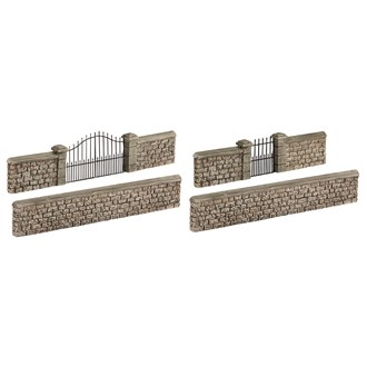 Scenecraft 44-555 [OO] 1:76 Stone Walls and Gates
