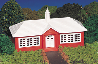 Bachmann USA 45133 [HO] Plasticville School House - Classic Kit