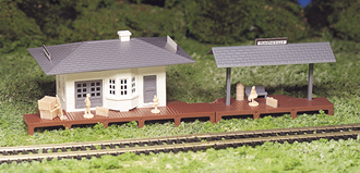 Bachmann USA 45173 [HO] Plasticville Suburban Station - Classic Kit