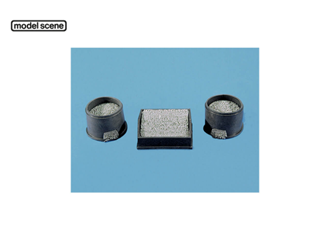 Modelscene 5002 OO Ballast Bins (3pcs)