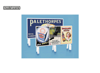 Modelscene 5039 OO Steam Era Hoardings Billboards