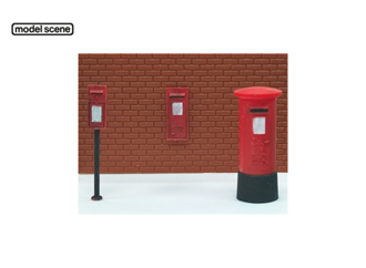 Modelscene 5044 OO Post Boxes 3pc