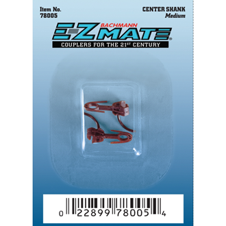 Bachmann USA 78005 [HO] Center Shank (Medium) E-Z Mate Couplers