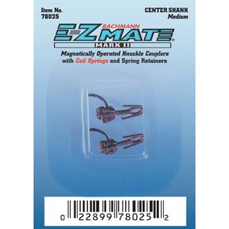 Bachmann USA 78025 [HO] Centre Shank (Medium) E-Z Mate Mark II Couplers