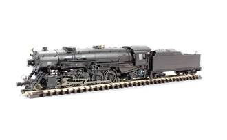Bachmann USA 82512 [N] DCC USRA 4-8-2 Heavy Mountain - Painted Unlettered (Black) - Long Tender