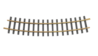 Bachmann USA 94654 [Large] 5' Diameter Curved Section - Brass Track