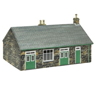 Scenecraft 44-0169G [OO] 1:76 Harbour Station Booking Office - Green