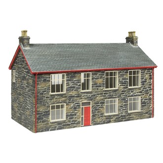Scenecraft 44-0170R [OO] 1:76 Harbour Station Main Hall - Red