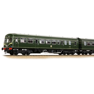 Branchline [OO] 32-285A Class 101 2-Car DMU in BR Green (Speed Whiskers)