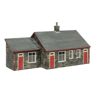 Scenecraft 44-0171R [OO] 1:76 Harbour Station Gents and Office - Red