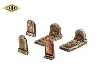 Harburn Hamlet CG270 OOAssorted Gravestones 'set A' 5/pk