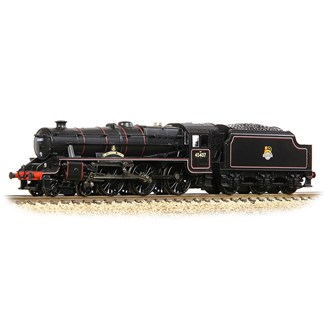 Graham Farish [N] 372-136A LMS 5MT 'Black 5' 45407 'The Lancashire Fusilier' in BR Lined Black (E/E)