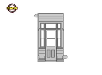 Ratio GJ03 OO Single Door Panels - Grand Junction