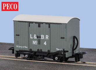 Peco GR-220C OO-9 Box Van L&B Livery No 4