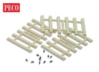 Peco IL-121 Individulay Moulded Concrete Type Sleepers (with separate rail fixings)