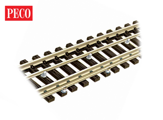 Peco IL-1 Individulay Code60 Flat Bottom Nickel Silver Rail (Z Gauge) Pack of 6 