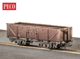 Peco KNR-10 N Tarpaulin Open Wagon - 15ft Wheelbase Kit