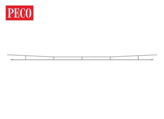 Peco LC-154 500mm Catenary Contact Wires 5pc