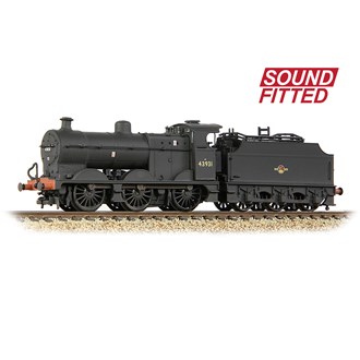 Graham Farish [N] 372-065SF MR 3835 4F with Fowler Tender 43931 in BR Black (Late Crest) [W]
