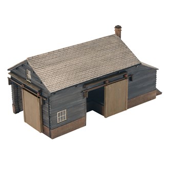 Scenecraft 44-113 [OO] 1:76 Wooden Goods Shed