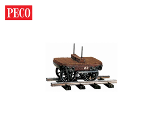 Peco OR-22 O 2Ton Bolster Wagon Whitemetal Kit