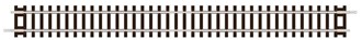 Peco ST-1272 TT:120 Setrack Double Straight Pack (Code55) Pack of 4