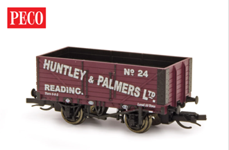 Peco TTR-7010P TT 7 Plank Open Wagon 'Huntley & Palmer'