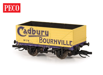 Peco TTR-7014P TT:120 7-Plank Open Wagon, Cadbury Bourneville