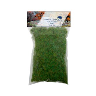 WWS Refill 1000m 2mm Autumn Static Grass - 100g Bag