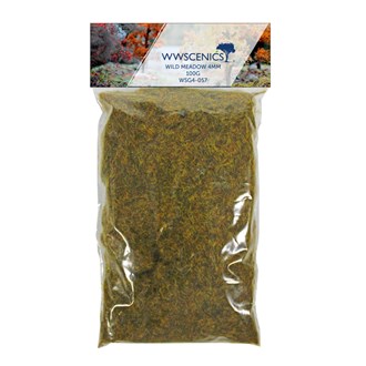 WWS Refill 1000ml 4mm Wild Meadow Static Grass - 100g Bag