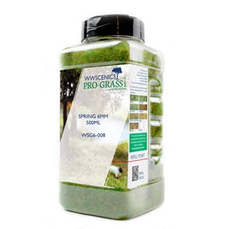 WWS 6mm Spring Static Grass - 500ml Canister
