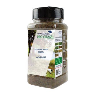 WWS 6mm Winter Static Grass - 500ml Canister