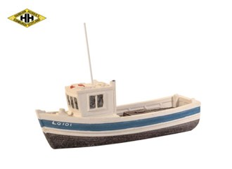 Harburn Hamlet QS411 Small Fishing Boat Forward Wheelhouse