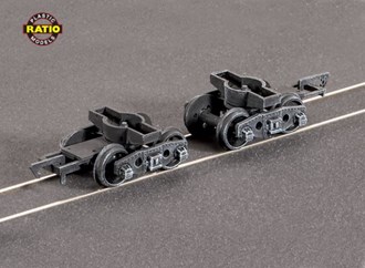 Ratio 126 OO GWR Plate Wagon Bogies