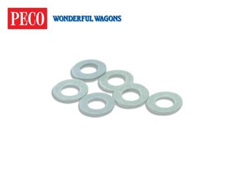 Peco R-8 OO Fibre Washers 1.575 Dia. (Pack of 50)