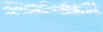 Peco SK-19 Sky With Clouds Backscene (Large 228 x 737mm)