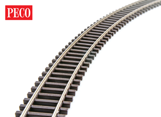 Peco SL-1200 TT Flexible Track with Wooden Sleeper (Code55)