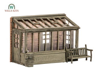 Wills SS24 OO Scenic Series Kit Conservatory & Garden Seat