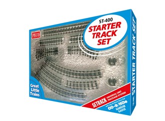 Peco ST-400 OO-9 Setrack Starter Track Set, 1st Radius (Code80)