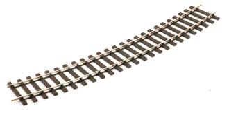 Peco ST-725 O Standard Curve, 2nd Radius (Code124) Bullhead Rail